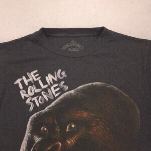 The Rolling Stones Short Sleeve Band Crew Neck T Shirt Mens Size Medium M Gray